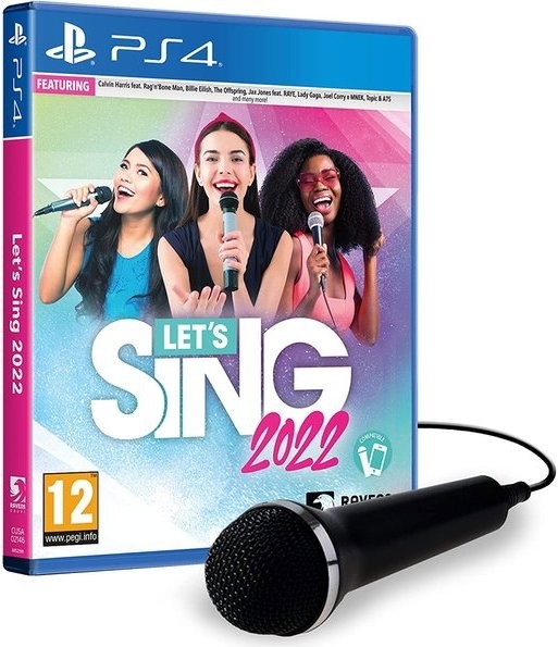 Let's Sing 2022 - Single Mic Bundle - PS4 - Neu & OVP - EU Version