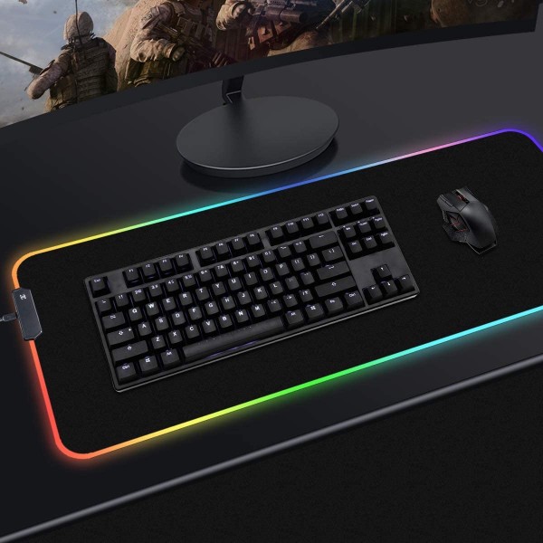 RGB Gaming LED Mauspad, 800 x 300 mm
